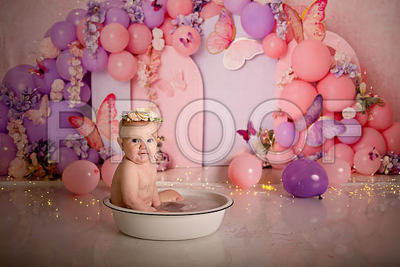 Kansas City Cake Smash Photographer | Butterfly Theme Portraits | Heather Sears Photography