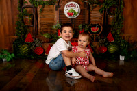 Kansas City Watermelon Cake Smash Photographer | First Birthday Portraits
