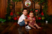 Kansas City Watermelon Cake Smash Photographer | First Birthday Portraits