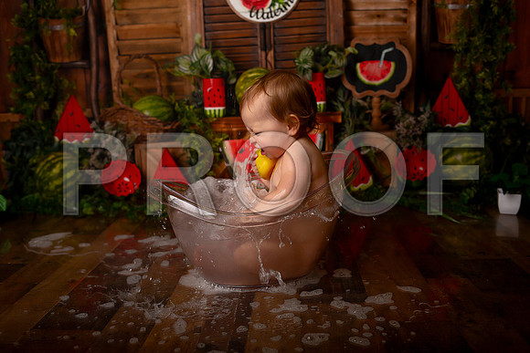 Kansas City Watermelon Cake Smash Photographer | First Birthday Portraits