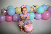 Kansas City Cake Smash Photographer | Custom Sets & First Birthday Portraits