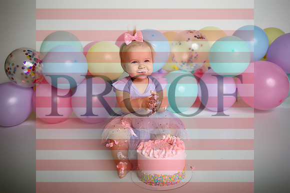 Kansas City Cake Smash Photographer | Custom Sets & First Birthday Portraits
