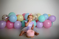 Kansas City Cake Smash Photographer | Custom Sets & First Birthday Portraits