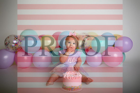 Kansas City Cake Smash Photographer | Custom Sets & First Birthday Portraits