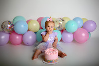 Kansas City Cake Smash Photographer | Custom Sets & First Birthday Portraits