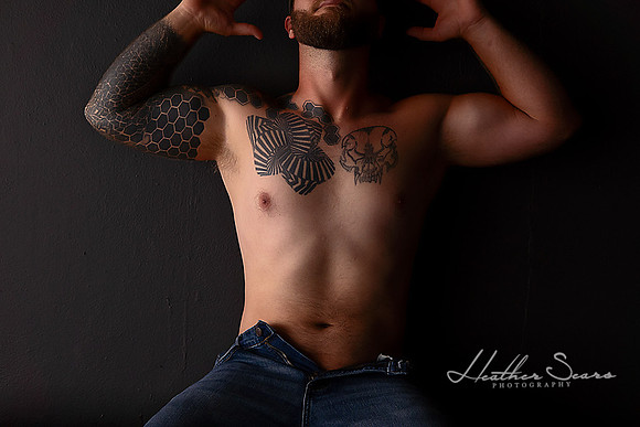 KC Male Boudoir Photographer | Bold & Modern Studio Portraits