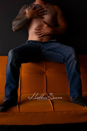 KC Male Boudoir Photographer | Bold & Modern Studio Portraits