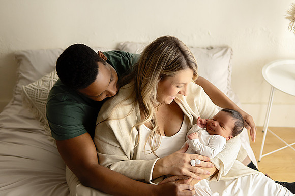 KC Newborn Photographer | Studio Lifestyle Newborn Photography