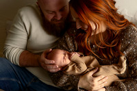 Kansas City Studio Lifestyle Newborn Photography | Natural & Timeless Newborn Portraits