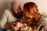 Kansas City Studio Lifestyle Newborn Photography | Natural & Timeless Newborn Portraits