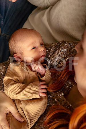 Kansas City Studio Lifestyle Newborn Photography | Natural & Timeless Newborn Portraits