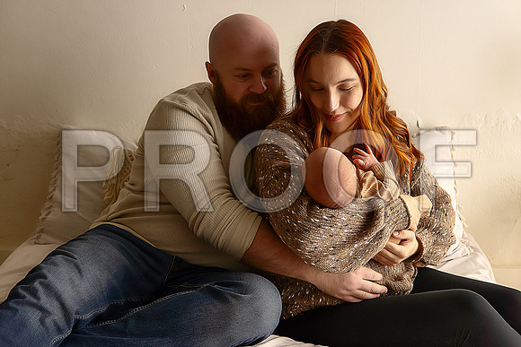 Kansas City Studio Lifestyle Newborn Photography | Natural & Timeless Newborn Portraits