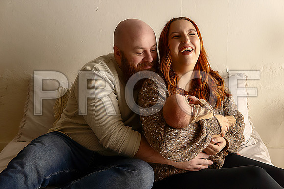 Kansas City Studio Lifestyle Newborn Photography | Natural & Timeless Newborn Portraits