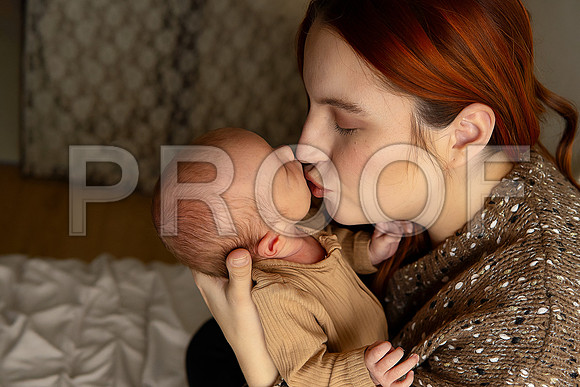 Kansas City Studio Lifestyle Newborn Photography | Natural & Timeless Newborn Portraits