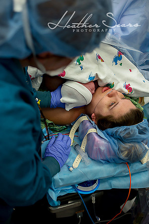Hospital Birth Photography KC | C-Section Delivery Coverage