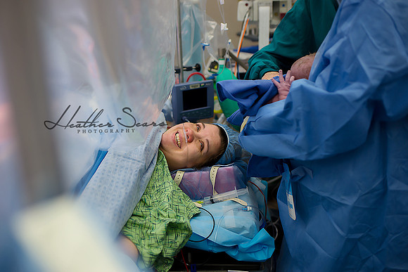 Hospital Birth Photography KC | C-Section Delivery Coverage