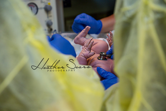 Hospital Birth Photography KC | C-Section Delivery Coverage