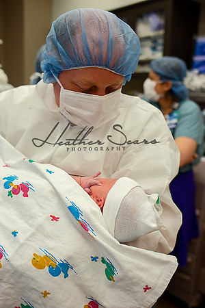Hospital Birth Photography KC | C-Section Delivery Coverage