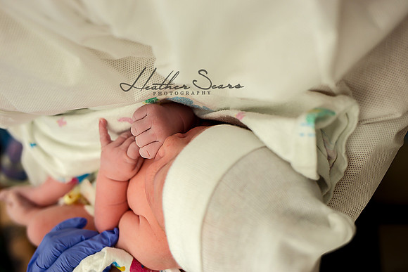 Hospital Birth Photography KC | C-Section Delivery Coverage