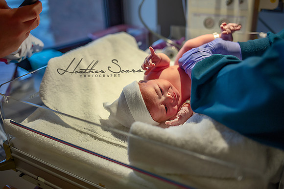 Hospital Birth Photography KC | C-Section Delivery Coverage
