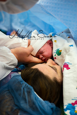 Hospital Birth Photography KC | C-Section Delivery Coverage