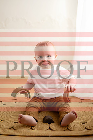 Kansas City Milestone Photographer | Osawatomie Studio Photo Session