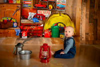 Kansas City Mechanic Cake Smash Photographer | First Birthday Sessions