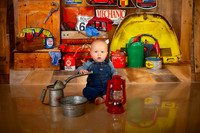 Kansas City Mechanic Cake Smash Photographer | First Birthday Sessions