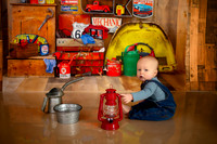 Kansas City Mechanic Cake Smash Photographer | First Birthday Sessions