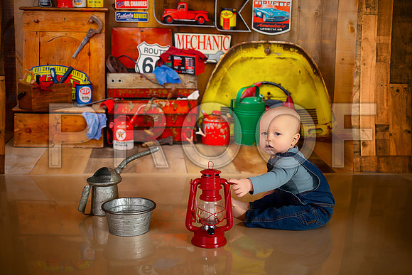 Kansas City Mechanic Cake Smash Photographer | First Birthday Sessions