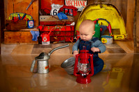 Kansas City Mechanic Cake Smash Photographer | First Birthday Sessions