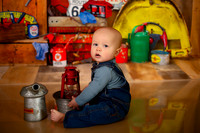 Kansas City Mechanic Cake Smash Photographer | First Birthday Sessions