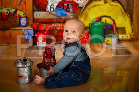 Kansas City Mechanic Cake Smash Photographer | First Birthday Sessions