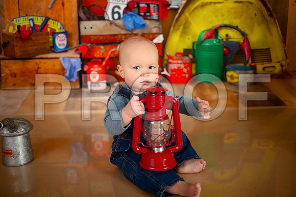 Kansas City Mechanic Cake Smash Photographer | First Birthday Sessions
