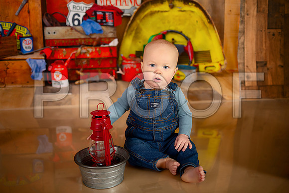 Kansas City Mechanic Cake Smash Photographer | First Birthday Sessions