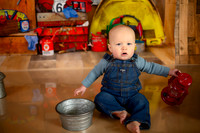 Kansas City Mechanic Cake Smash Photographer | First Birthday Sessions