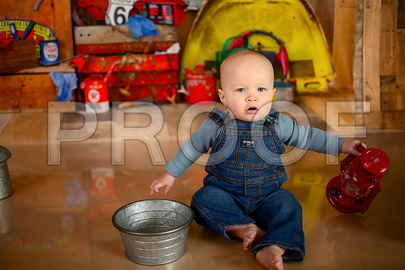 Kansas City Mechanic Cake Smash Photographer | First Birthday Sessions