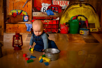 Kansas City Mechanic Cake Smash Photographer | First Birthday Sessions