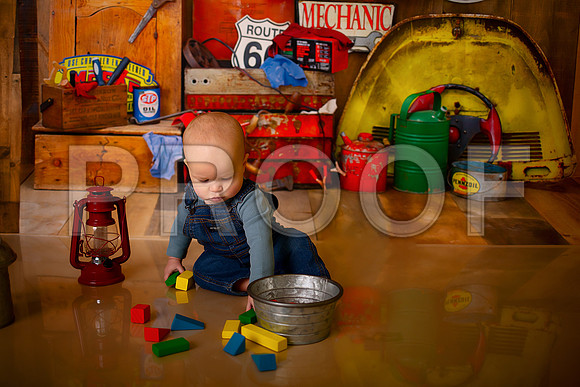 Kansas City Mechanic Cake Smash Photographer | First Birthday Sessions