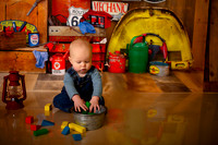 Kansas City Mechanic Cake Smash Photographer | First Birthday Sessions