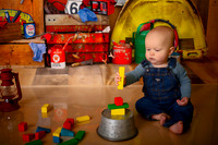 Kansas City Mechanic Cake Smash Photographer | First Birthday Sessions
