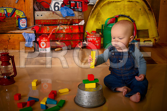 Kansas City Mechanic Cake Smash Photographer | First Birthday Sessions