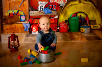 Kansas City Mechanic Cake Smash Photographer | First Birthday Sessions