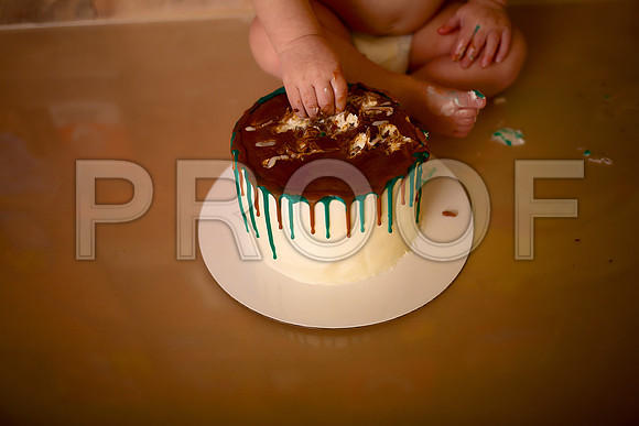 Kansas City Mechanic Cake Smash Photographer | First Birthday Sessions