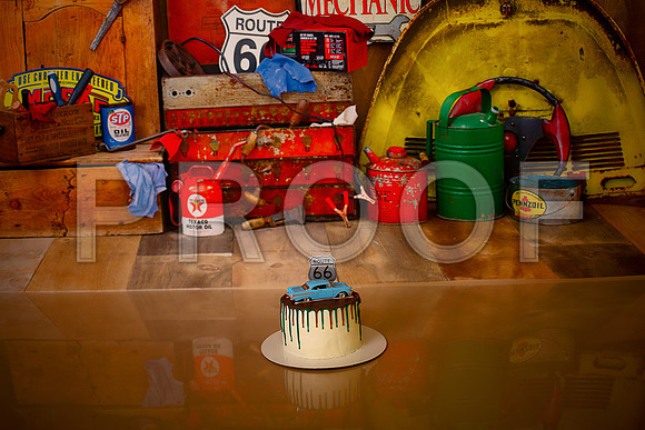 Kansas City Mechanic Cake Smash Photographer | First Birthday Sessions