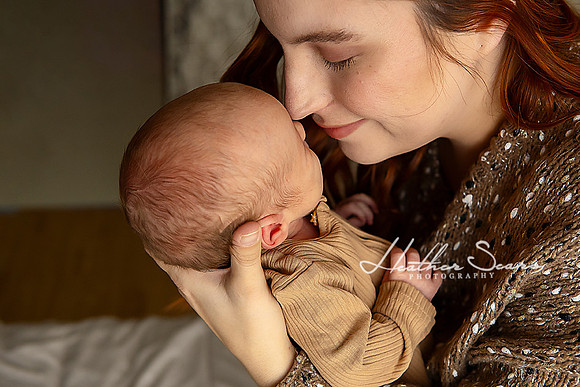 KC Newborn Photographer | Studio Lifestyle Newborn Photography