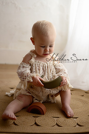 Kansas City Milestone Photographer | Osawatomie Studio Photo Session