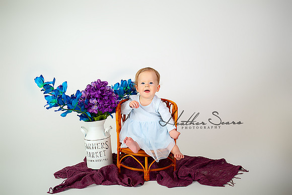 Kansas City Milestone Photographer | Osawatomie Studio Photo Session