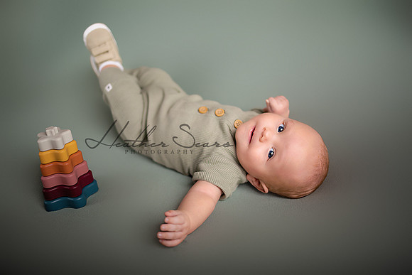 Kansas City Milestone Photographer | Osawatomie Studio Photo Session
