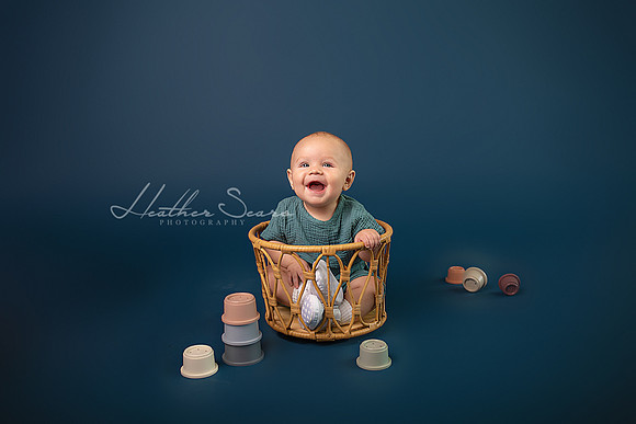 Kansas City Milestone Photographer | Osawatomie Studio Photo Session